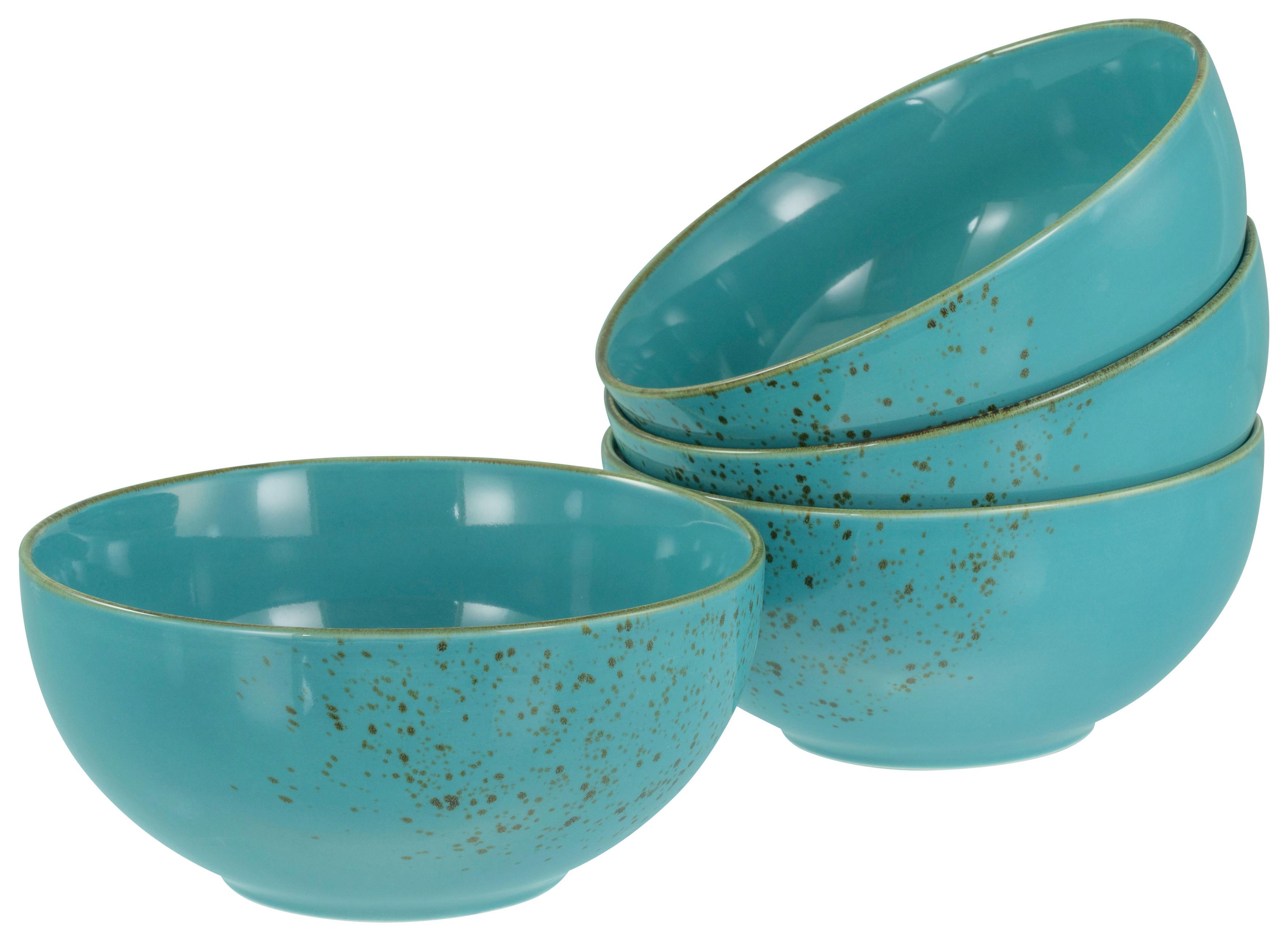 Schüsselset Nature Collection Water, 4--Teilig. Blau - Blau, Design, Keramik - Creatable