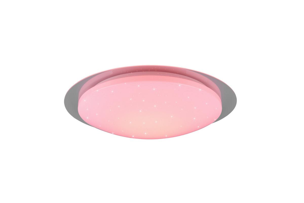 Led-deckenleuchte Ø 48 Cm Mit Farbwechsler Und Fernbedienung - Weiß, Basics, Kunststoff (48/10,2cm) - Trio Leuchten