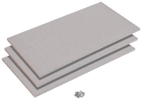 Belső Polc Korbach - szürke, Modern, faalapú anyag (85/1,6/45cm)
