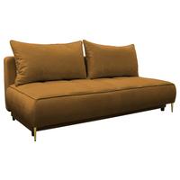 Schlafsofa Zoom Rostfarben B: 200 cm - Rostfarben/Goldfarben, Design, Textil (200/90/97cm) - MID.YOU