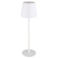 Akku-tischleuchte 58438w 2 Höhen Montierbar - Opal/Weiß, Trend, Kunststoff/Metall (10,6/36cm) - Globo