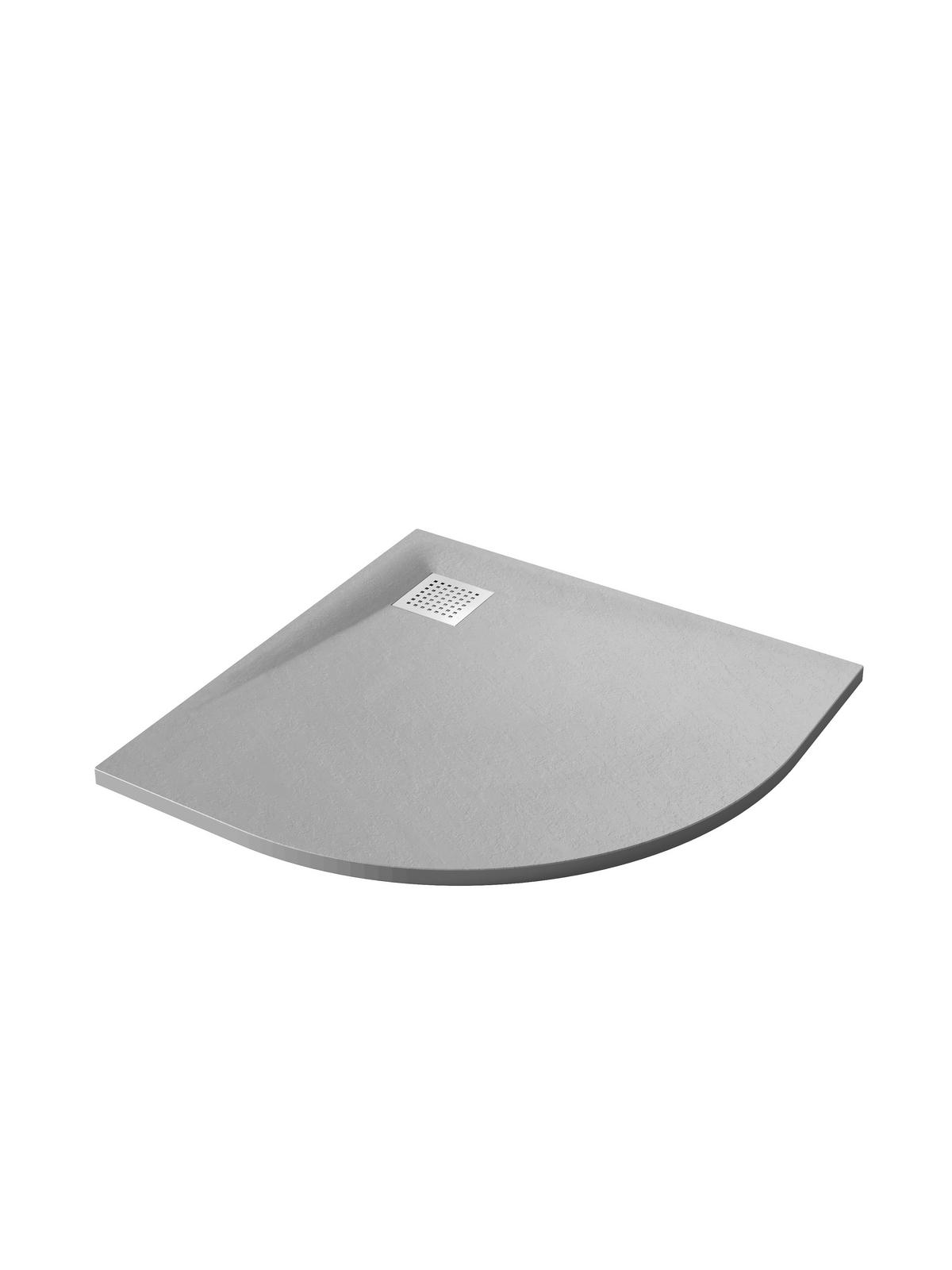 Duschtasse Smc Brausetasse 90x90cm - Grau, KONVENTIONELL, Kunststoff (90/2,6/90cm) - Sanotechnik