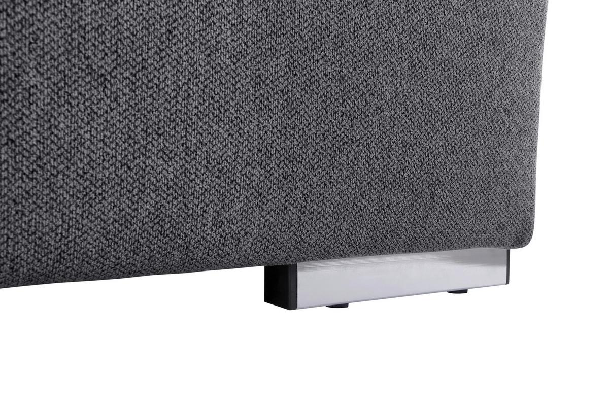 Wohnlandschaft Ramzes Dunkelgrau U: 215x328x173 cm - Dunkelgrau/Beige, Design, Textil (215/328/173cm) - MID.YOU