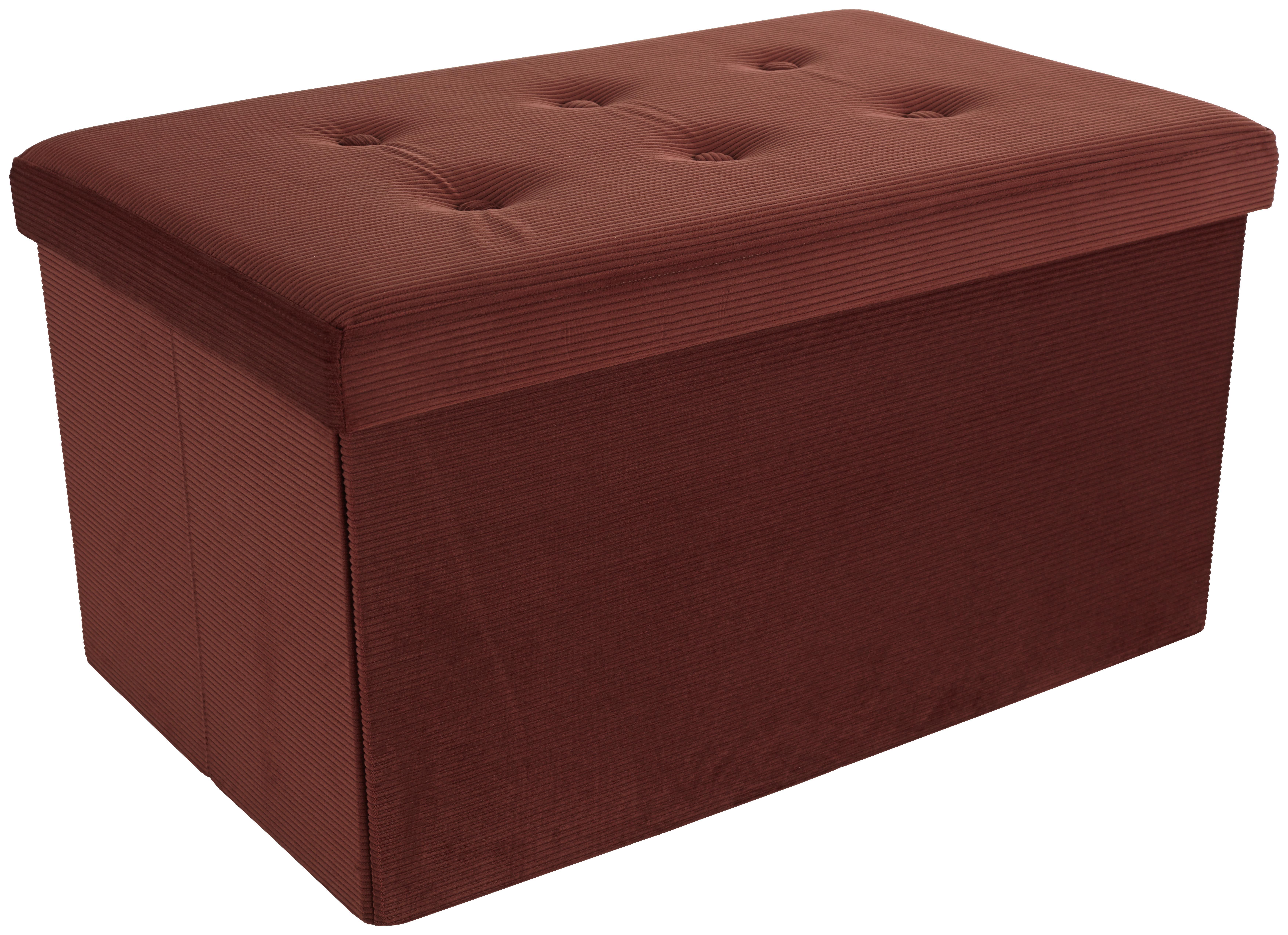 Sitzbank Fritz 2 - Schwarz/Braun, MODERN, Holzwerkstoff/Textil (70/38/38cm)