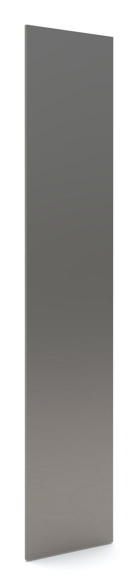 DVEŘE UNIT - barvy hliníku, Moderní, kompozitní dřevo/plast (45,3/202,6/1,8cm) - Ondega