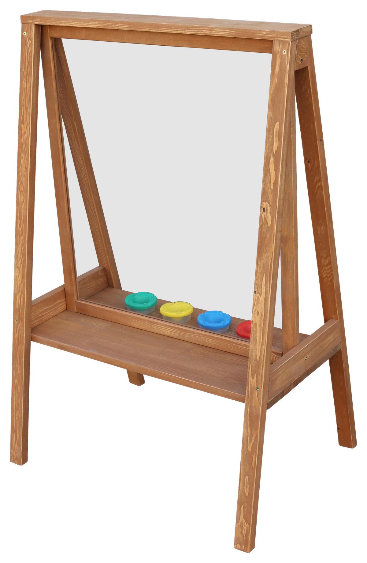 Maltafel Braun, B/h/t: 70x105x50cm - Braun, KONVENTIONELL, Holz (70/105/50cm) - Ambia Garden