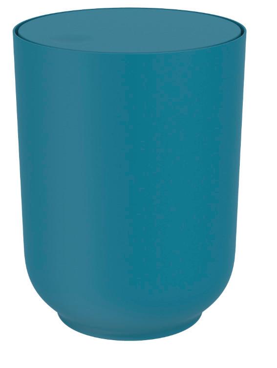 KOŠ NA KOSMETICKÉ POTŘEBY Hug, 19,05/25,4cm, petrolejová - modrá, Moderní, plast (19,05/25,4cm) - Premium Living