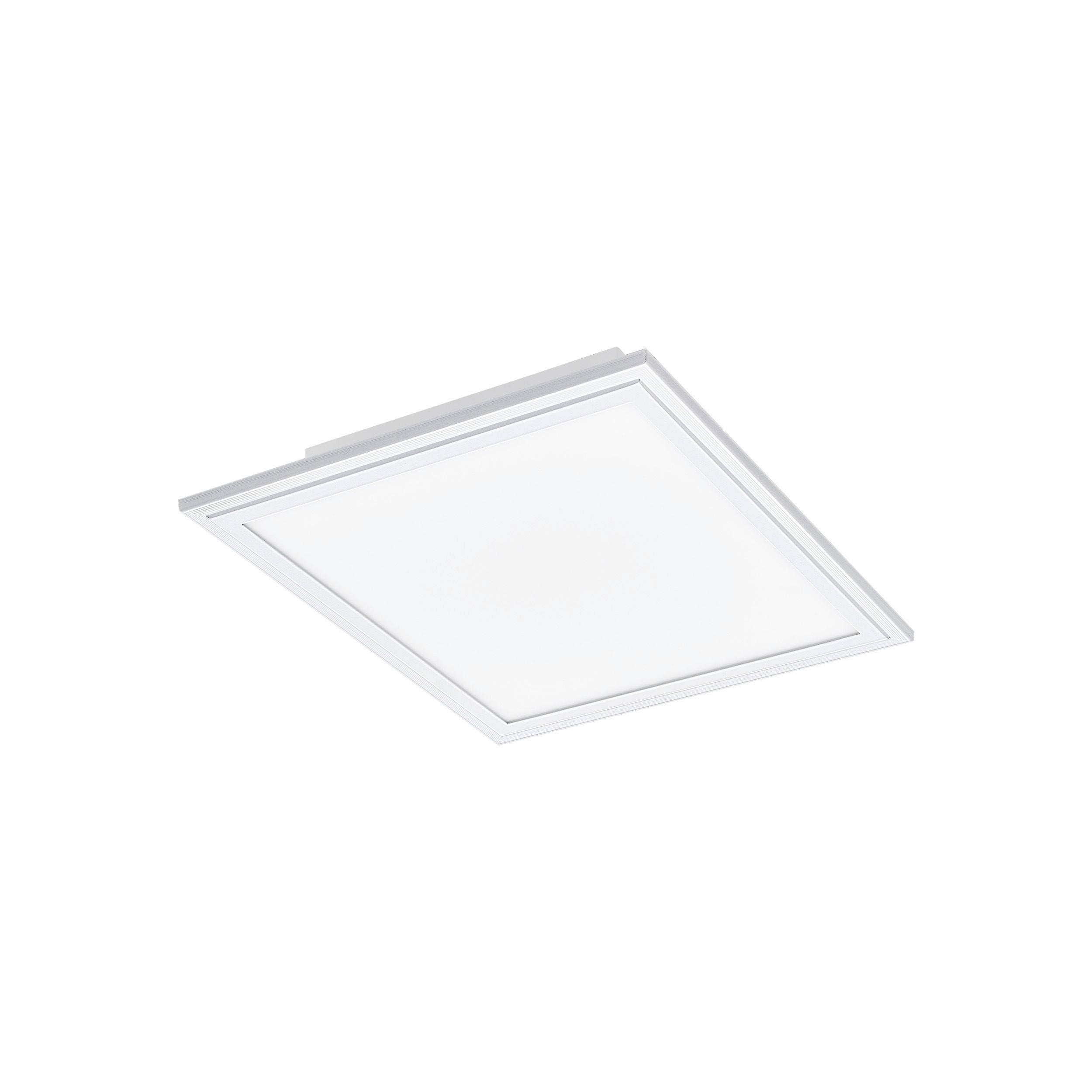 LED-Deckenleuchte L: 30 cm Mit Smartphone-Steuerung - Weiß, Basics, Metall (30/30/5cm) - Eglo