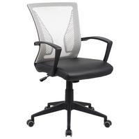 Drehstuhl Offilo Pu - Schwarz/Grün, KONVENTIONELL, Kunststoff/Metall (48/92/46cm)