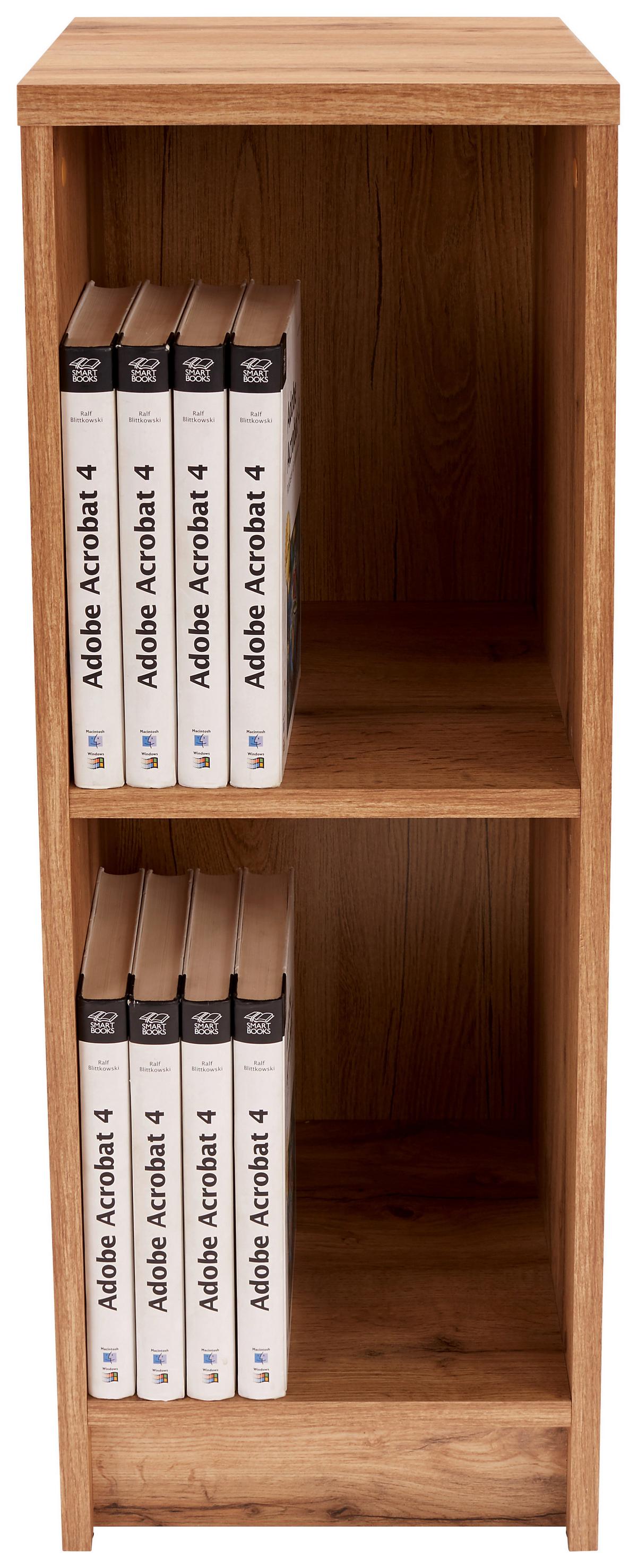 Regal 4-You New B 30 cm, Eiche Dekor - Eichefarben/Schwarz, MODERN, Holzwerkstoff (30/85,5/34,6cm)