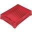 Geschirrabtropfkorb Jan - Rot/Creme, KONVENTIONELL, Kunststoff (40/30/8cm) - Ombra