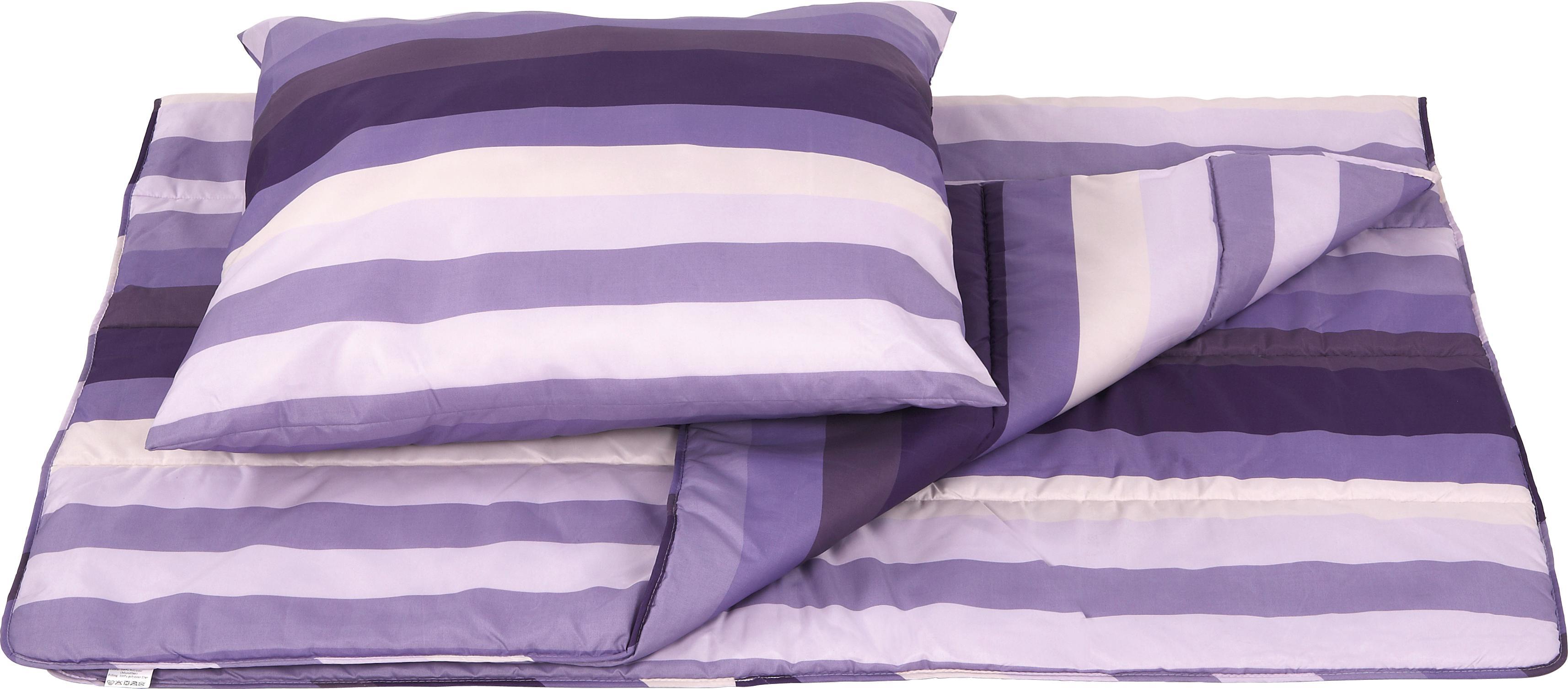 Paplan-párna Szett Petra - Lila/Kék, konvencionális, Textil - Primatex