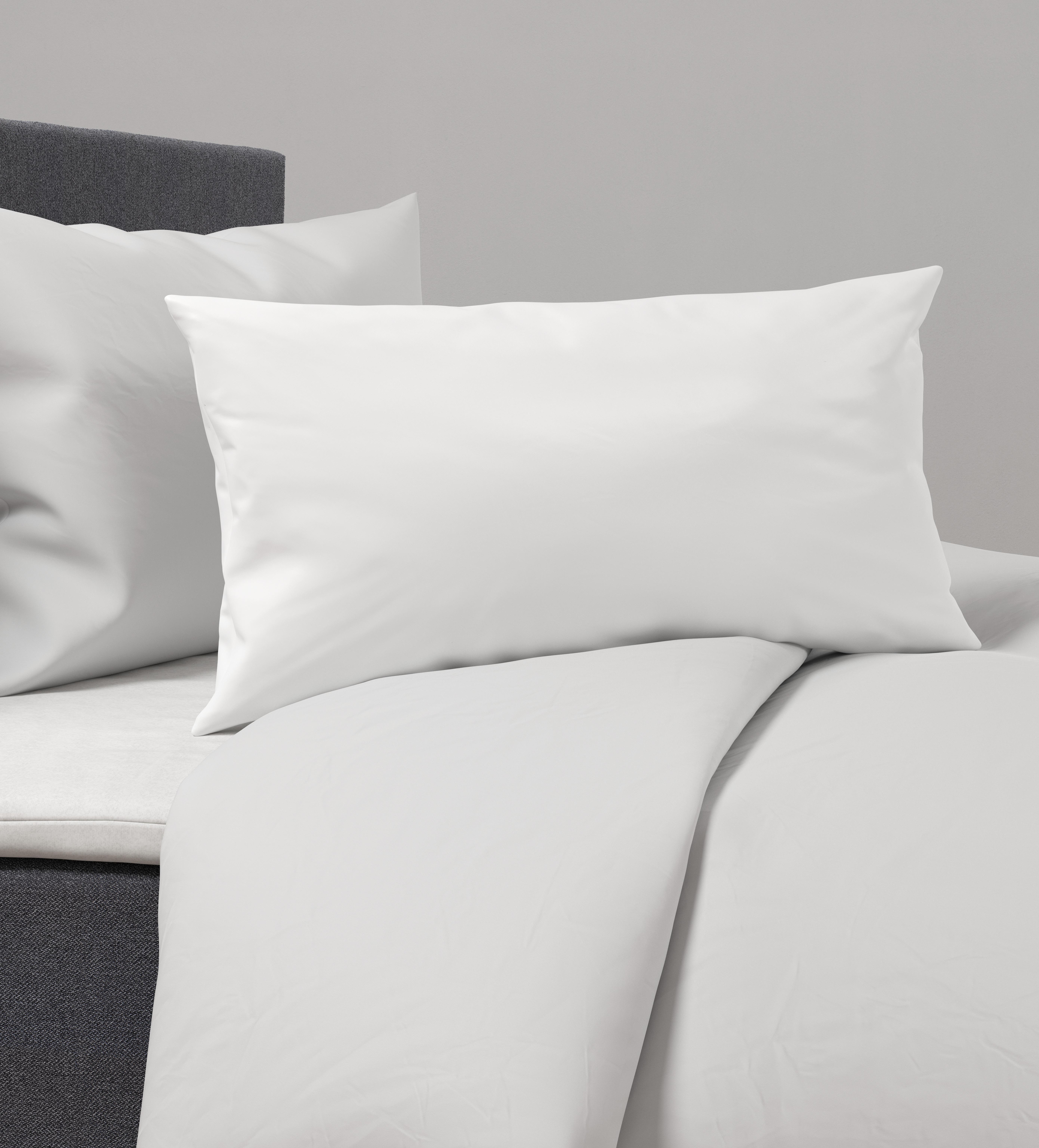 POTAH NA POLŠTÁŘ Alex Uni, 40/80cm, šedobílá - bílá, Moderní, textil (40/80cm) - Premium Living
