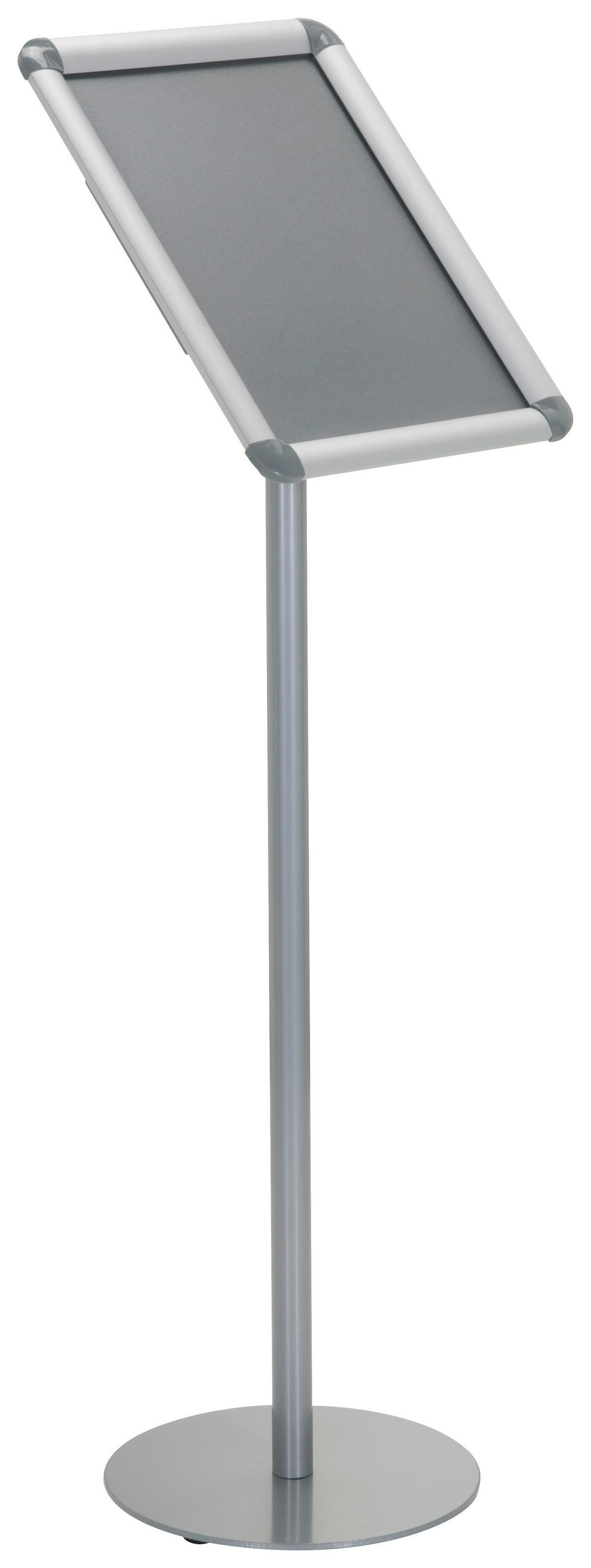 Plakatständer Agenda I - Silberfarben, Basics, Metall (24/89,5/26cm) - MID.YOU