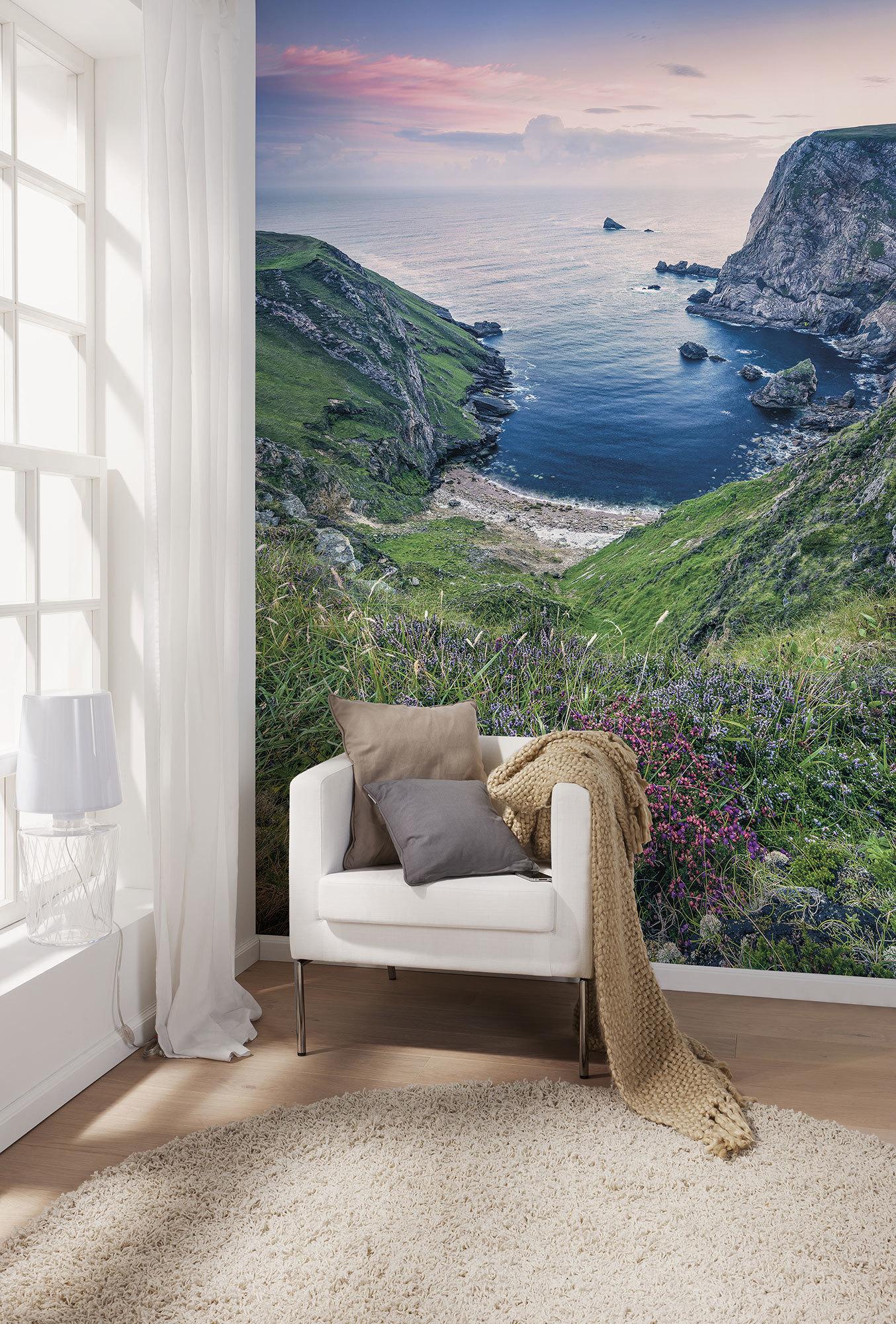 Vliestapete Blue Bay - Natur (200/250cm)