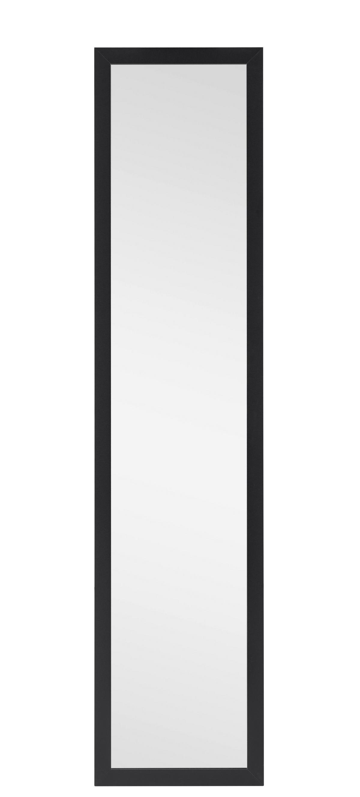 STOJACIE ZRKADLO RIO - čierna, Modern, kompozitné drevo/sklo (36/156/44cm) - Mömax