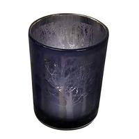 Teelichtglas Nadine - Lila, KONVENTIONELL, Glas (8,8/10cm) - Luca Bessoni