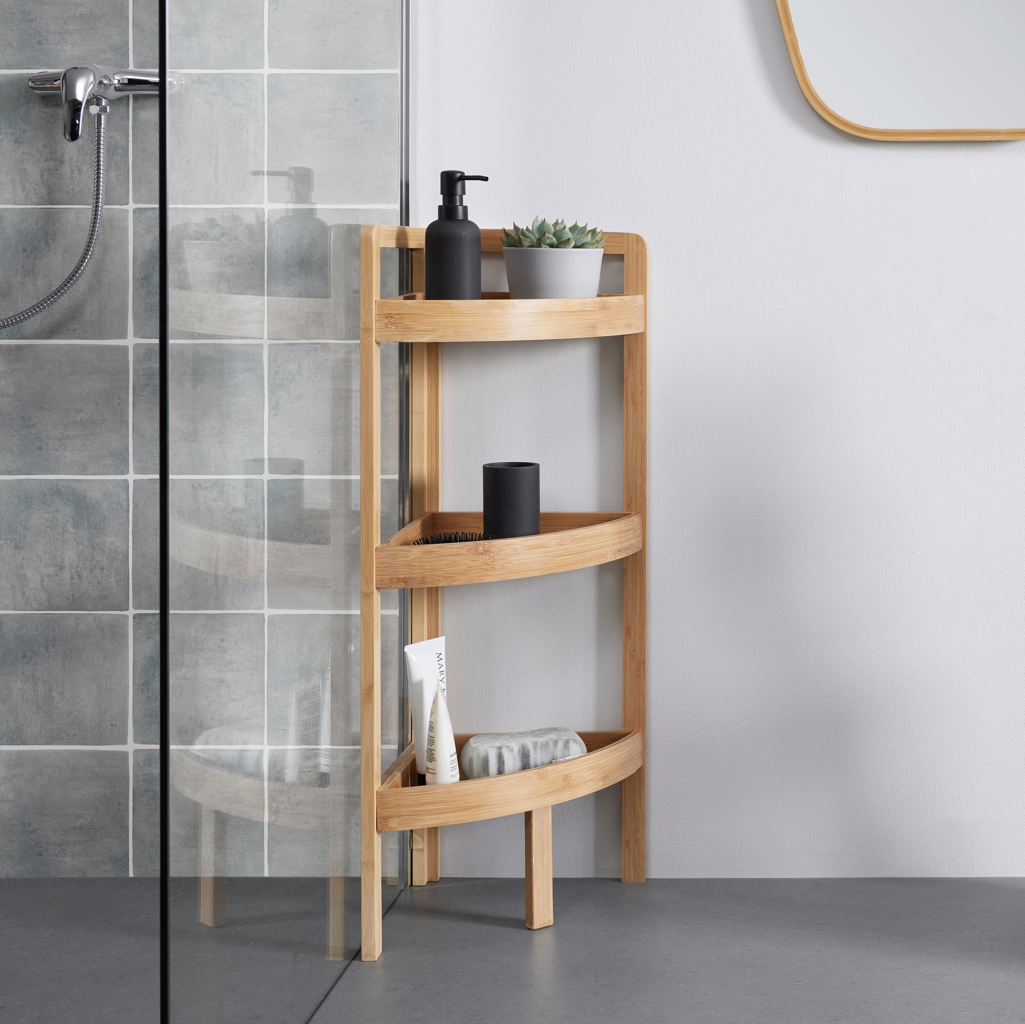 Regál BONNY prírodné farby - prírodná farba, Modern, prírodné materiály (29/85/29cm) - P & B