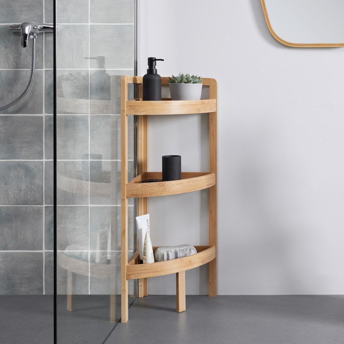 Regál BONNY prírodné farby - prírodná farba, Modern, prírodné materiály (29/85/29cm) - P & B