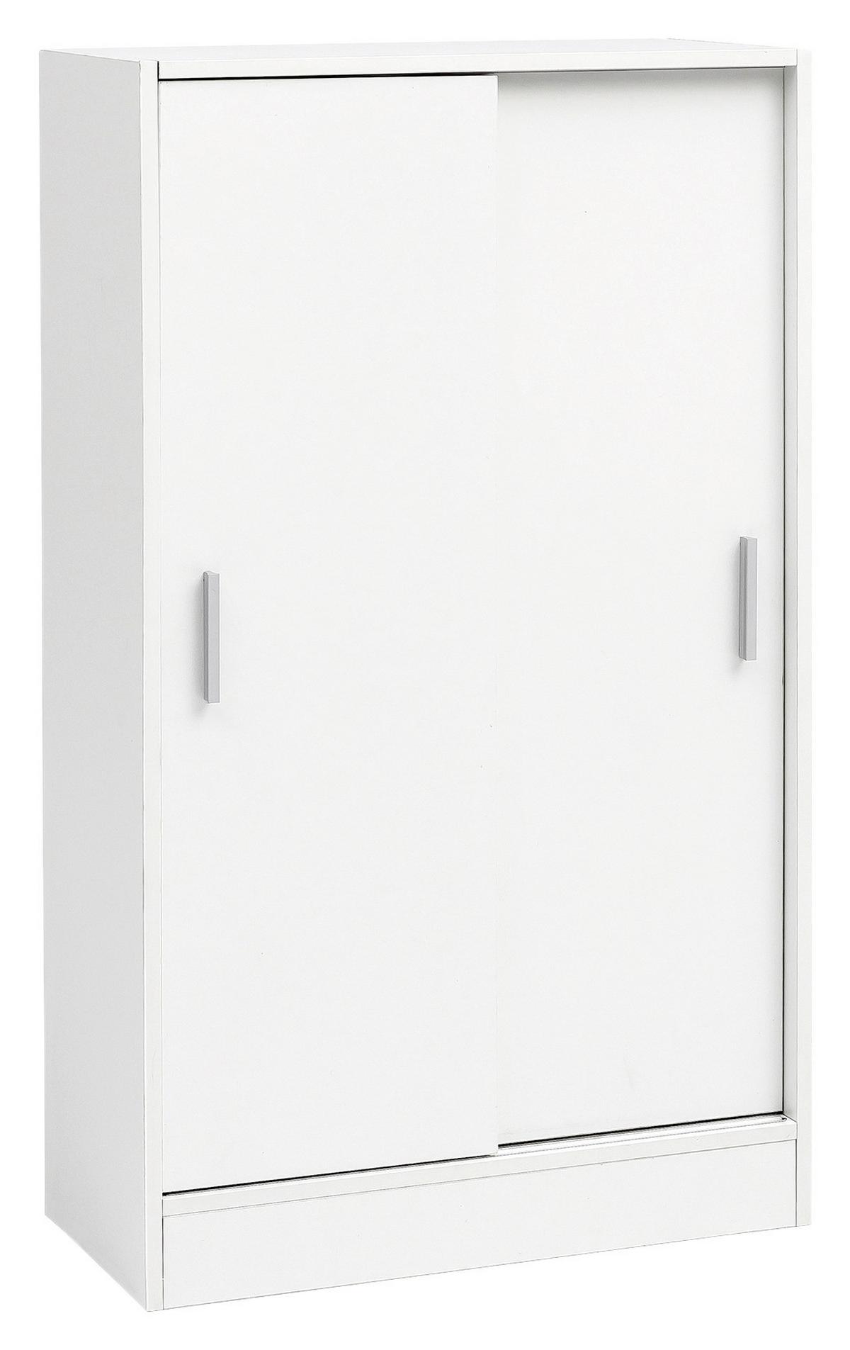 Aktenschrank Weiß B 60 cm - KONVENTIONELL, Holzwerkstoff (60/107,5/28,5cm) - MID.YOU