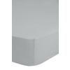 Spannleintuch Easy Care Hellgrau 90x220 cm Baumwolle - Hellgrau, Basics, Textil (90/220cm) - MID.YOU