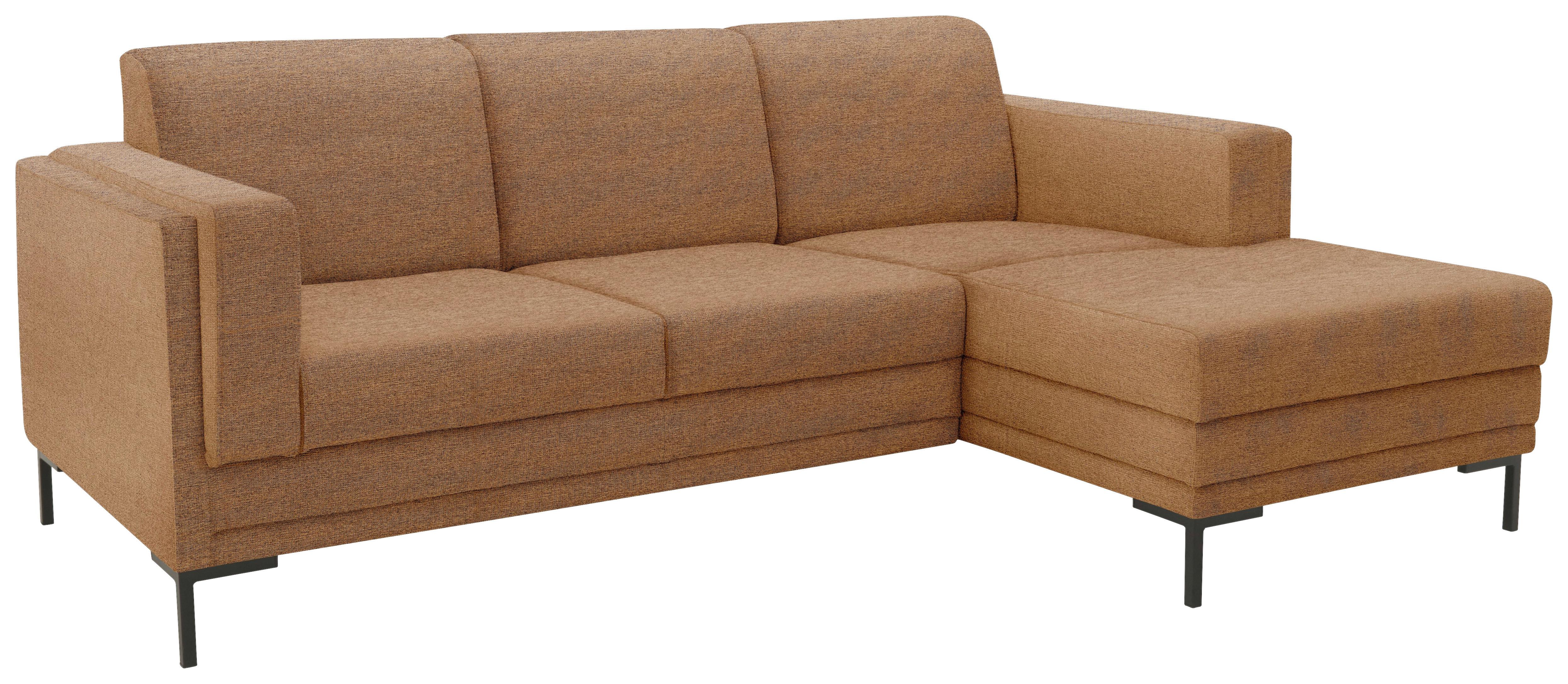 Ecksofa Looks Vii - Messingfarben/Schwarz, Design, Textil (214/146cm) - LOOKS by W.Joop