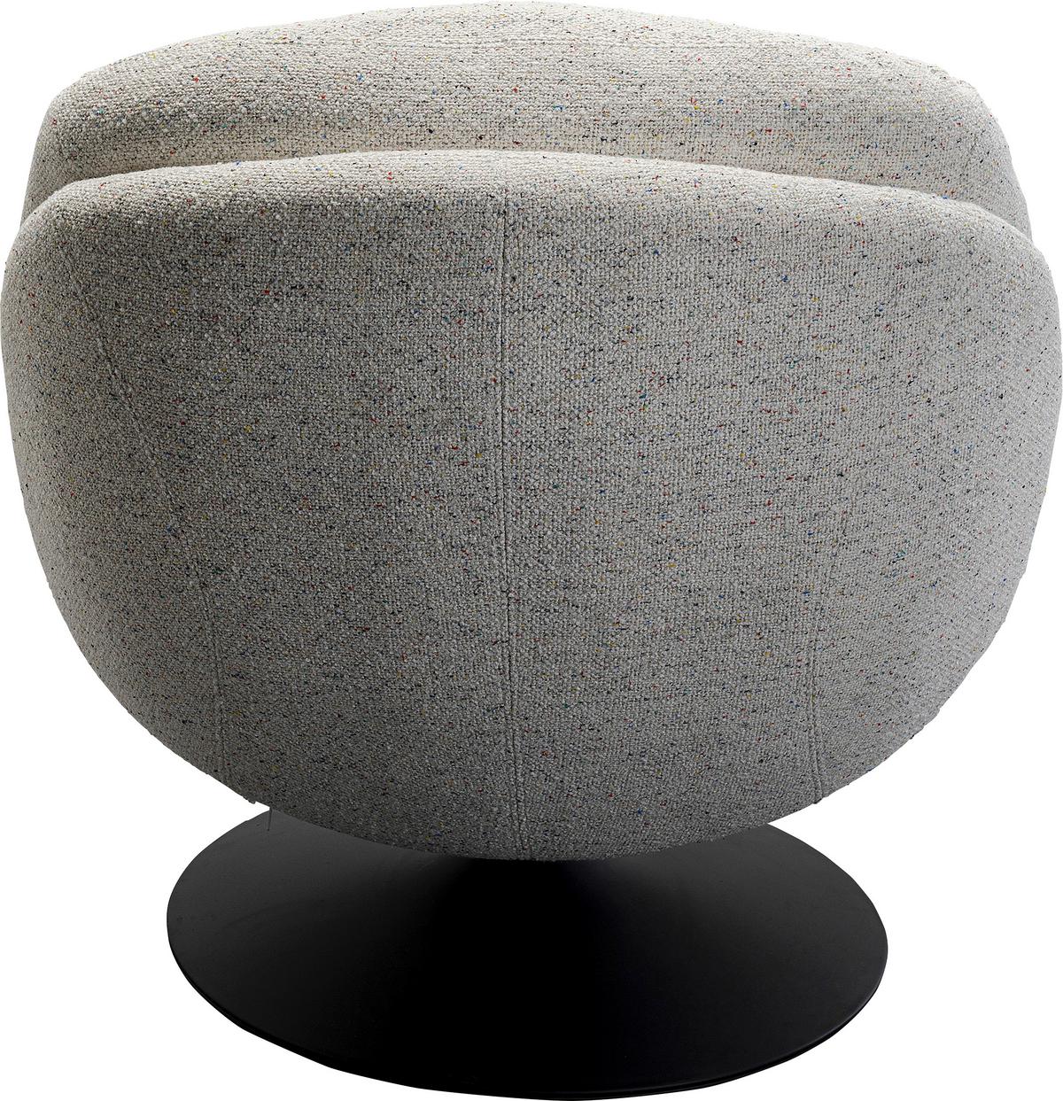 Sesselset Stanford Grau B: 84 Cm - Schwarz/Grau, MODERN, Textil (84/81/84cm) - Kare-Design