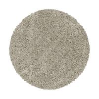 Hochflor Teppich Naturfarben Naturfaser Sydney Ø 80 cm - Naturfarben, Basics, Textil (80cm)