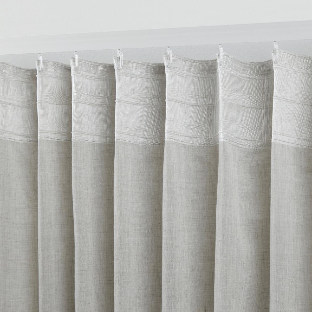 HOTOVÝ ZÁVĚS Ramona, 135/245cm, šedá - béžová, Moderní, textil (135/245cm) - Modern Living