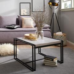 Industrial Style: Couchtisch BISTRO in Grau Industrial Style: Couchtisch BISTRO in Grau