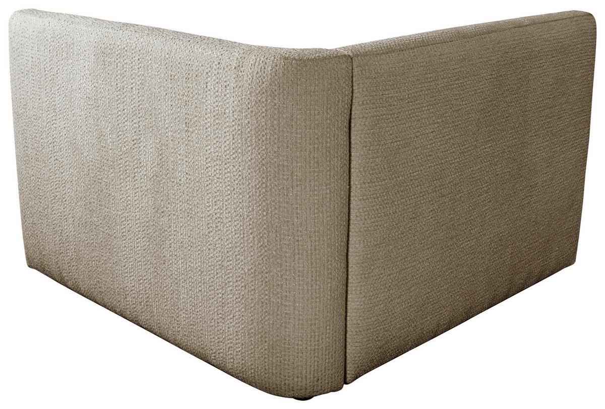 Sofa Zuri Goldbraun/Creme, B: 110cm - Goldbraun/Creme, Trend, Textil (110/75/115cm) - Livetastic