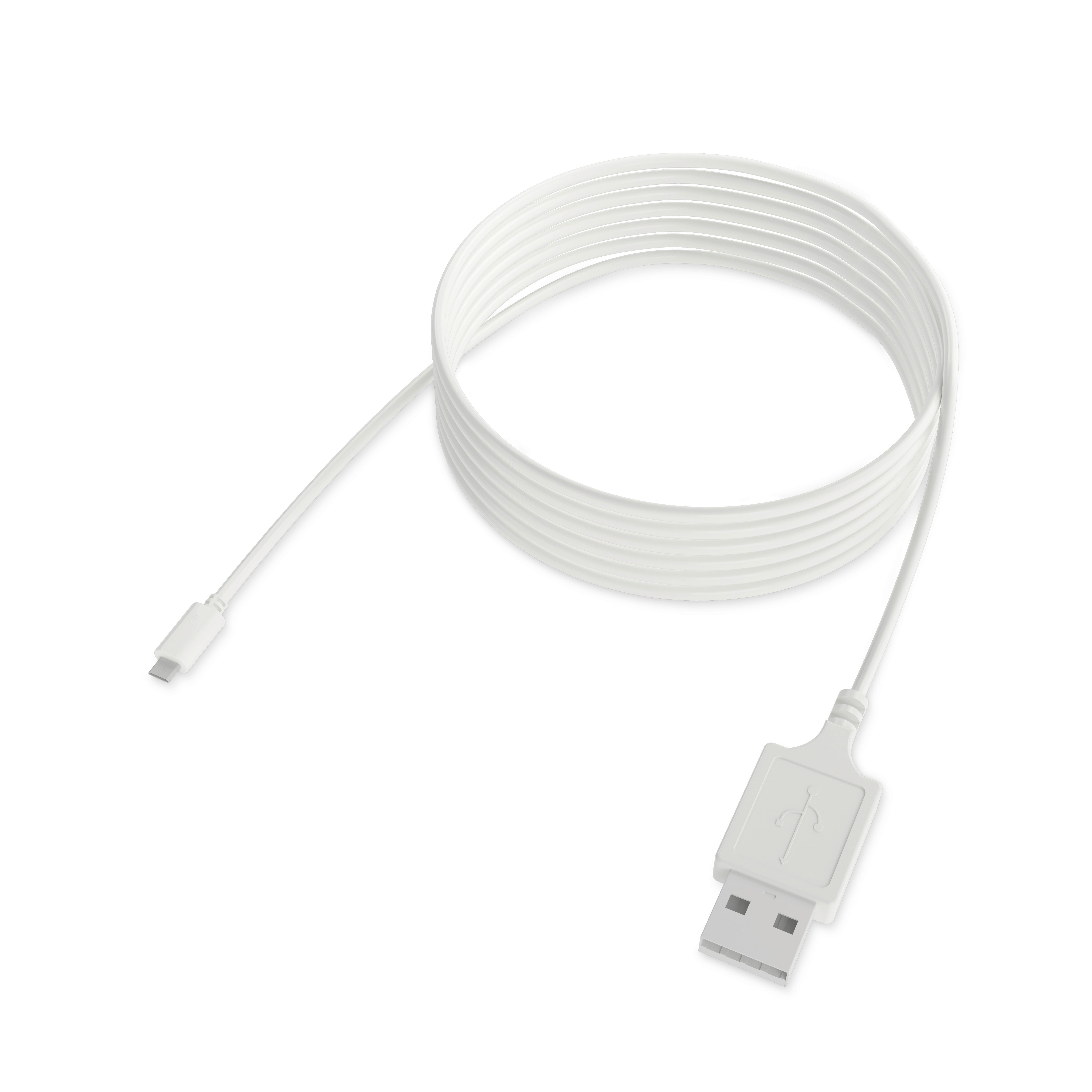 USB-C Kabel für Rollo Weiß - Weiß, Basics, Kunststoff (10/21cm)