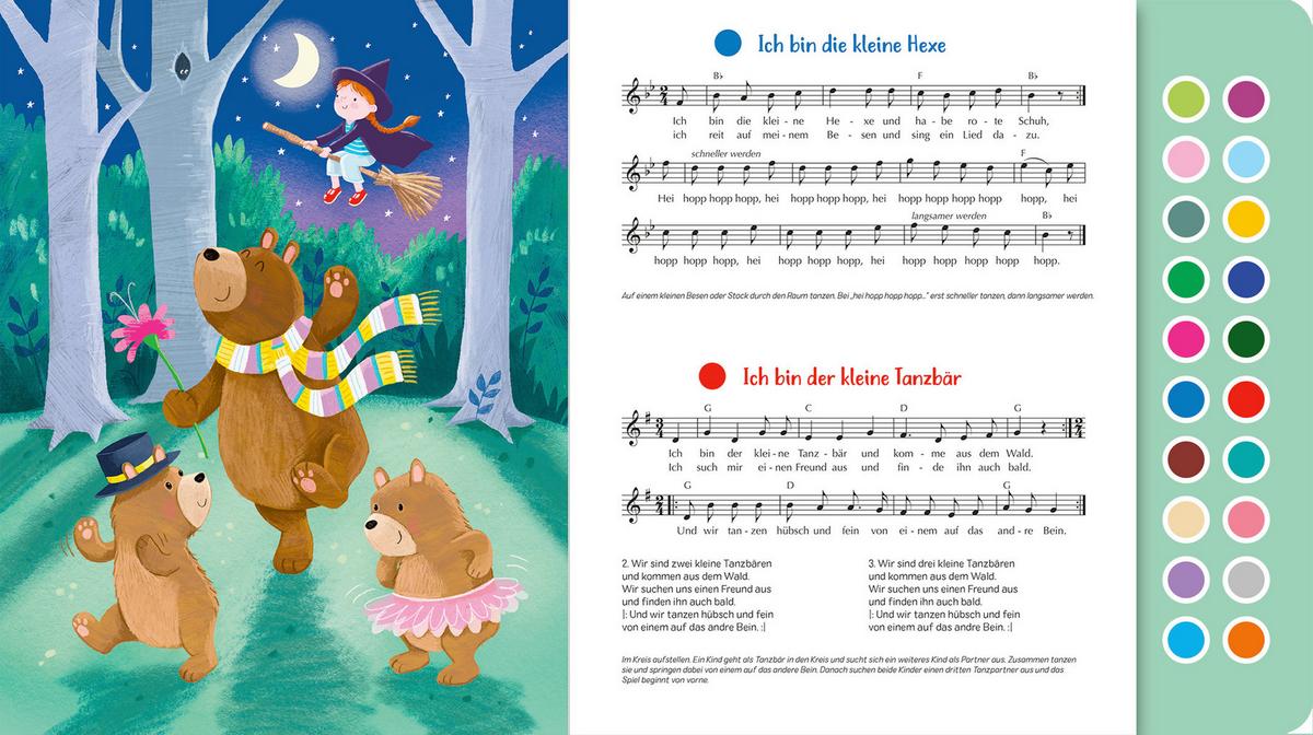 BUCH SING MIT TANZLIEDER - Multicolor, Basics, Papier (24,5/24,5/1,8cm)