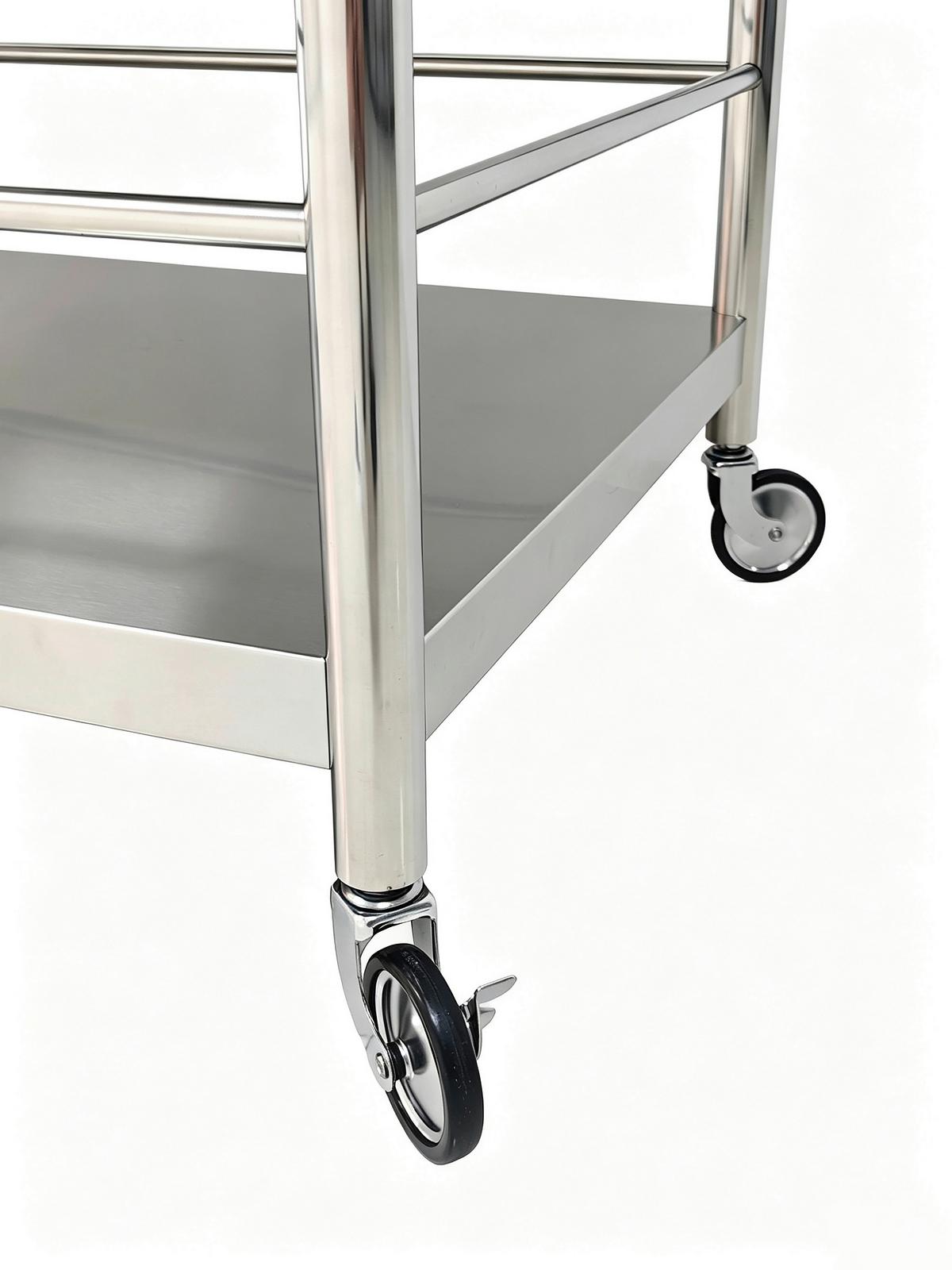SERVÍROVACÍ VOZÍK SANDRO -EXKLUSIV- - černá/barvy stříbra, Konvenční, kov/plast (95/88/55cm) - Mömax