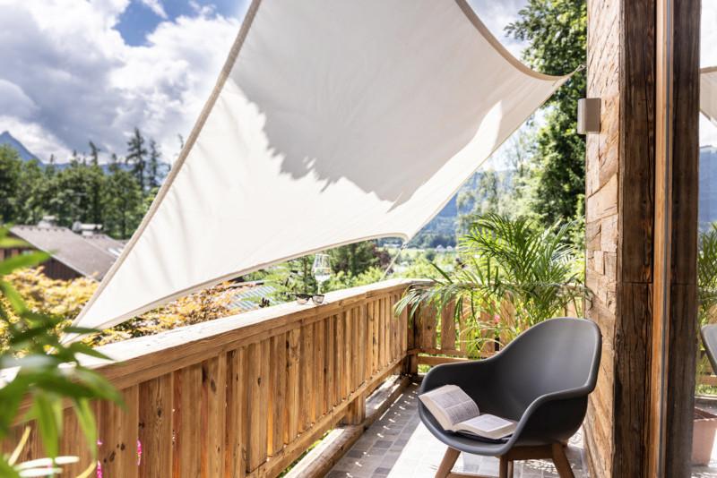 Gartensonnensegel Balkon-Repet Grau - Grau, Basics, Textil (170/270cm)