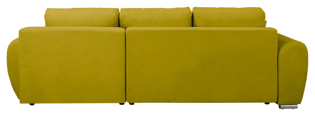Ecksofa Azzuro Grün S: 256x175 Cm - Silberfarben/Grün, Design, Textil (256/175cm) - Livetastic