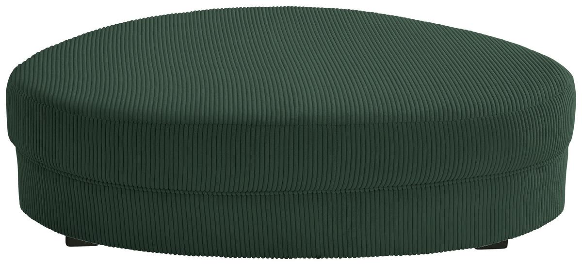 Wohnlandschaft Limoncello Dunkelgrün S: 300x160 cm - Dunkelgrün/Schwarz, Design, Textil (300/160cm) - Livetastic