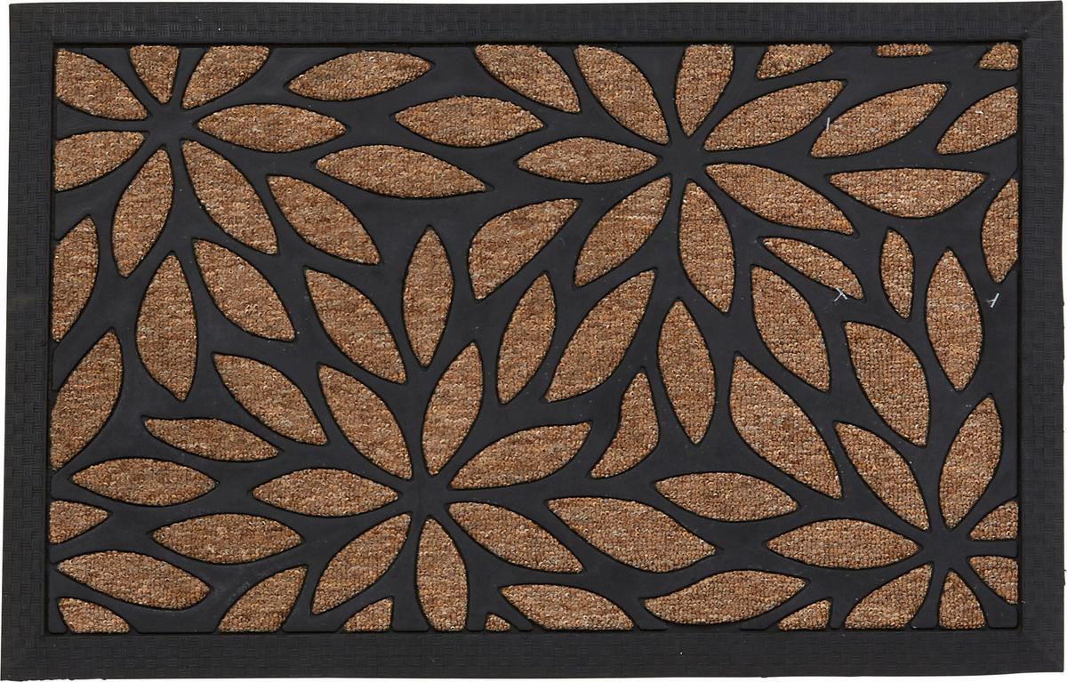 Fußmatte Albertina 40x60 cm Gummi Rutschfest - Beige/Schwarz, MODERN, Kunststoff (40/60cm) - Ondega