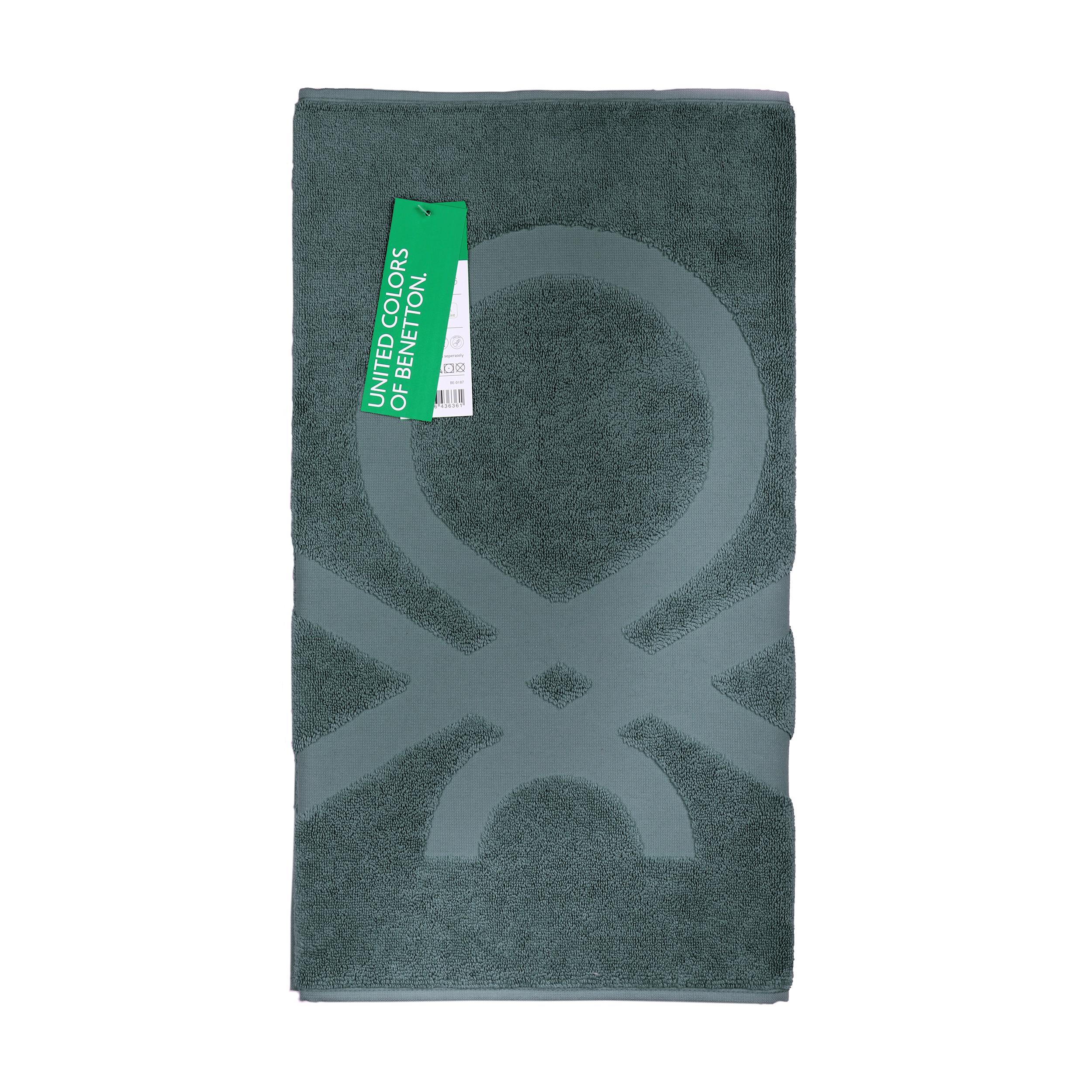 Badematte Benetton Dunkelgrau Baumwolle 50x80 cm - Dunkelgrau, Basics, Textil (50/80/1.5cm) - Benetton