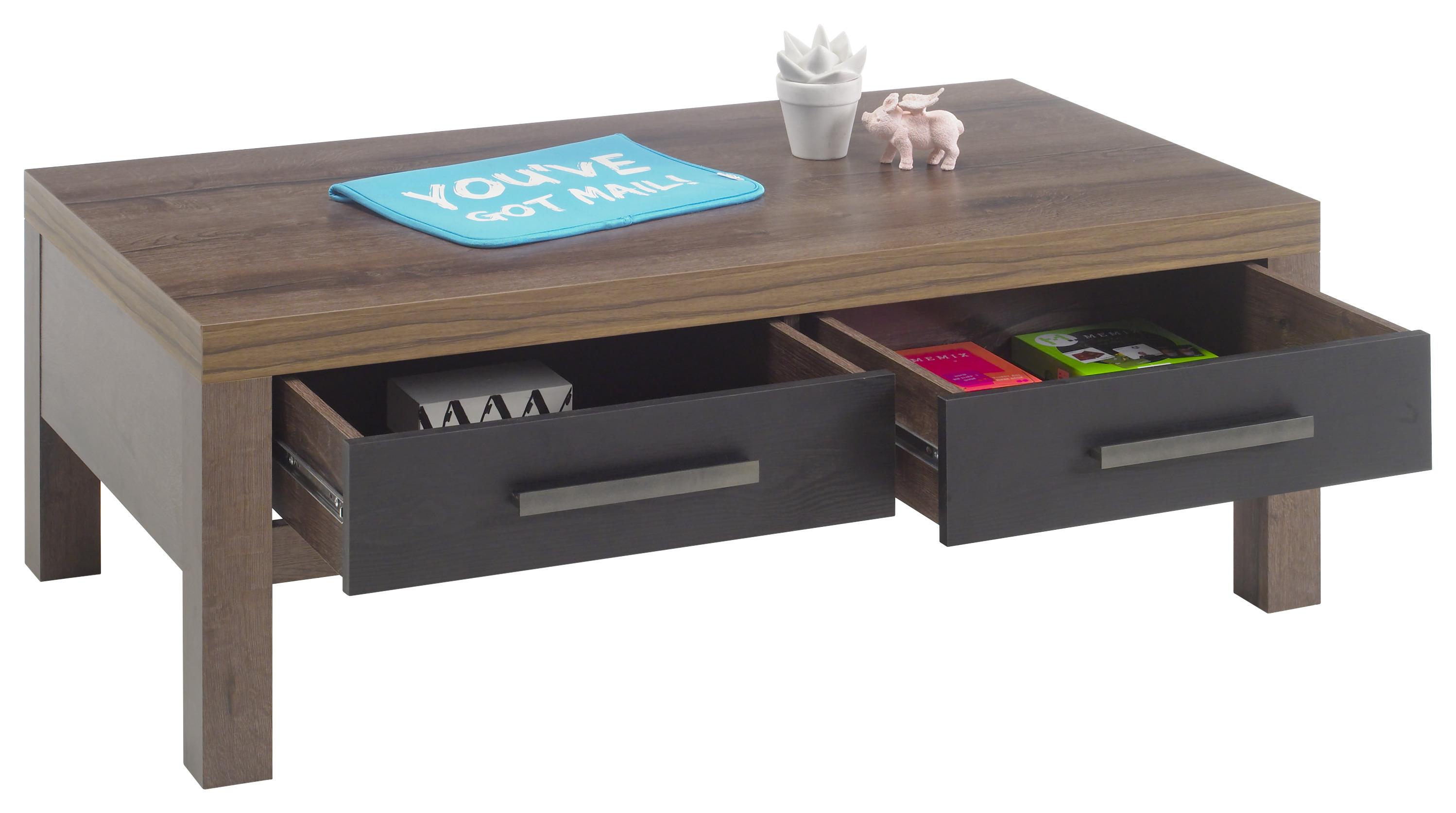 Couchtisch mit großer Ablageplatte