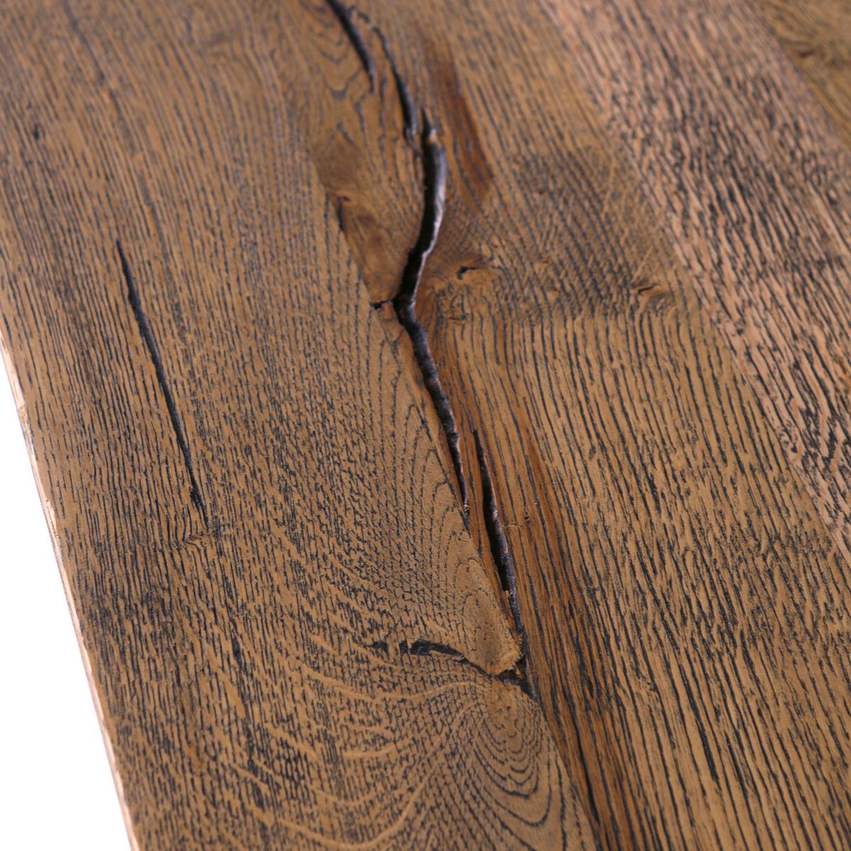 Esstisch Dexter - Graublau/Eichefarben, MODERN, Holz/Metall (240/100/77cm) - Livetastic