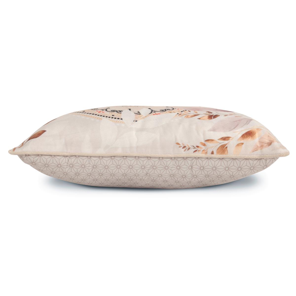 ZIERKISSEN AFINA - Graubraun/Hellgrau, Basics, Textil (48/48cm)