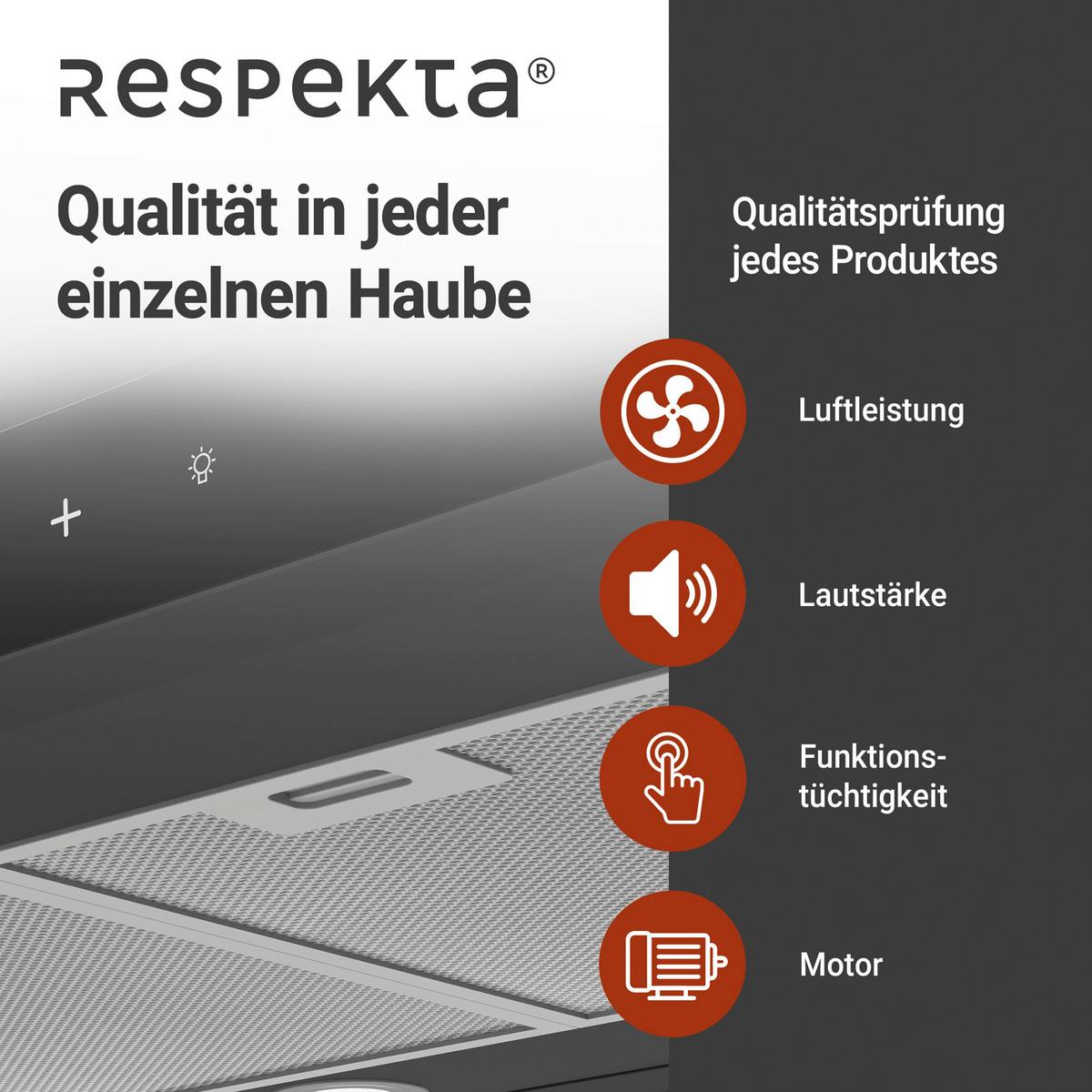 DUNSTABZUGSHAUBE Schwarz B: 89,5cm - Schwarz, Trend, Glas/Metall (89,5/65/60cm) - Respekta