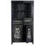 Vitrine Palma Massiv B:90cm Mangoholz Schwarz - Schwarz/Braun, Basics, Glas/Holz (90/180/40cm) Vitrine Palma Massiv B:90cm Mangoholz Schwarz - Schwarz/Braun, Basics, Glas/Holz (90/180/40cm)