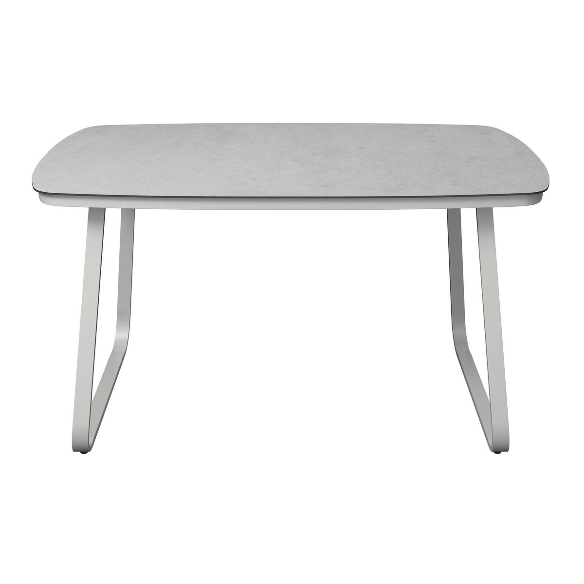 Loungegarnitur Auckland - Beige/Creme, MODERN, Glas/Textil (242/195cm) - Beldano