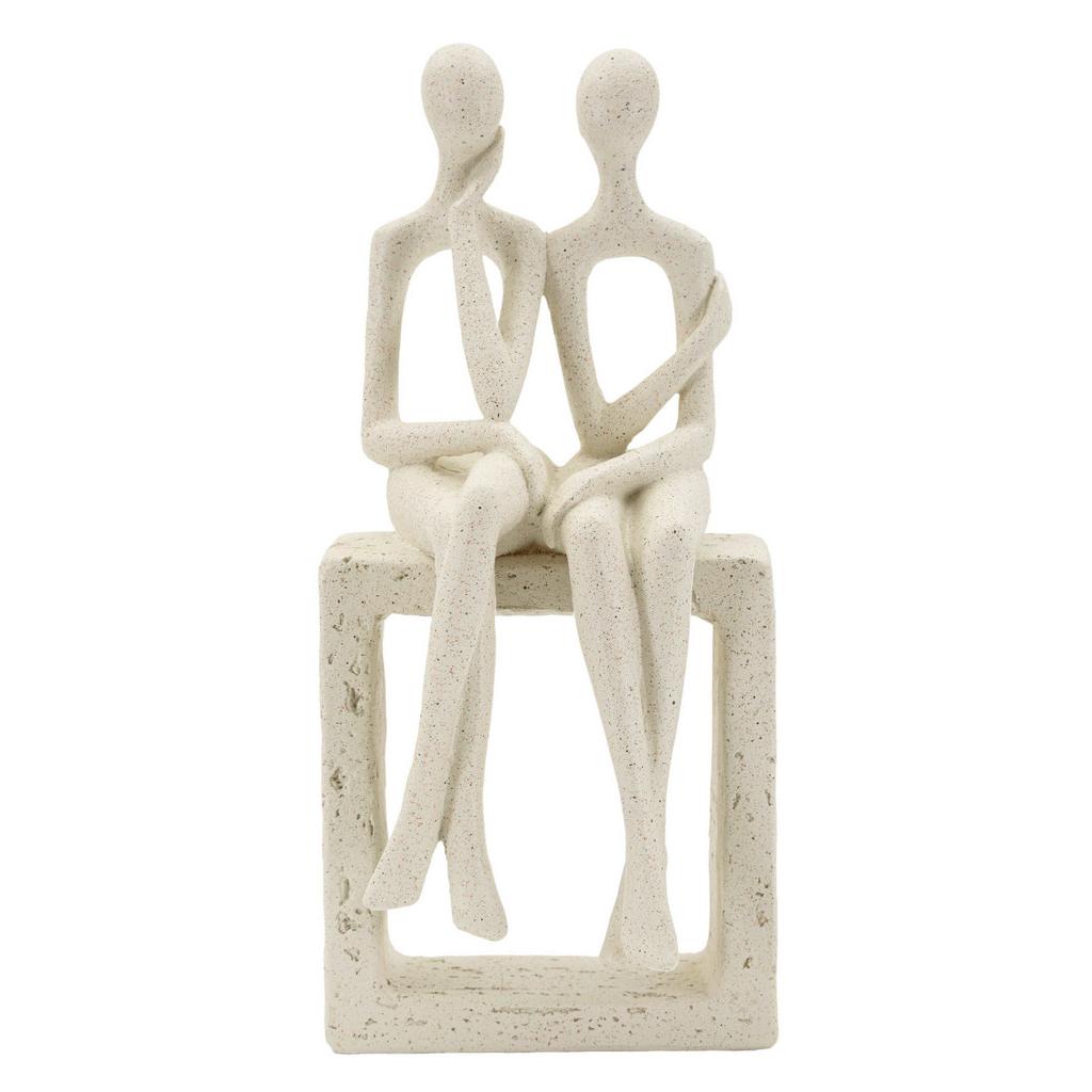 SKULPTUR Kunststoff, Cream