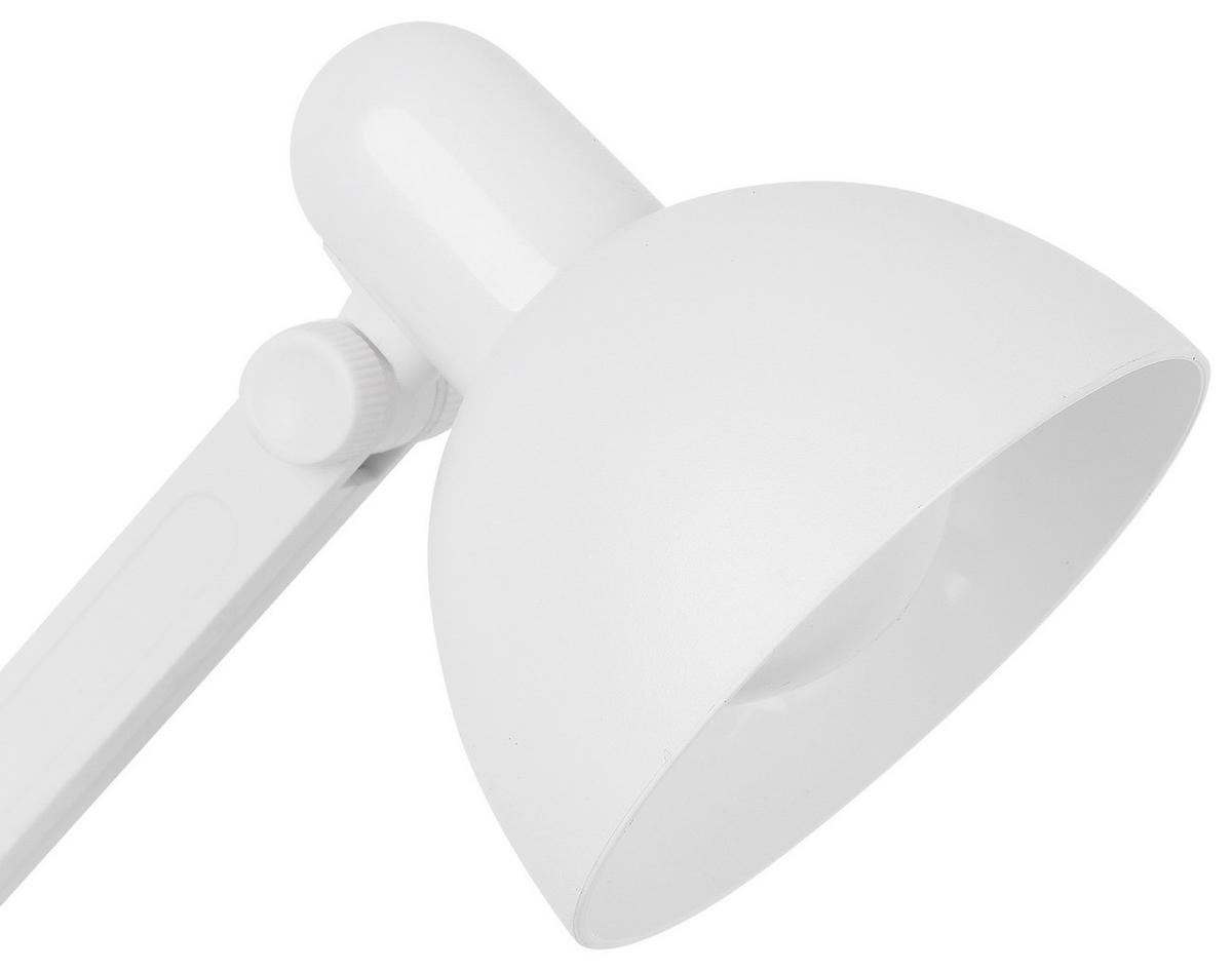 Tischlampe Daniel Weiß Daniel - Weiß, MODERN, Kunststoff (12,5/34cm) - Luca Bessoni