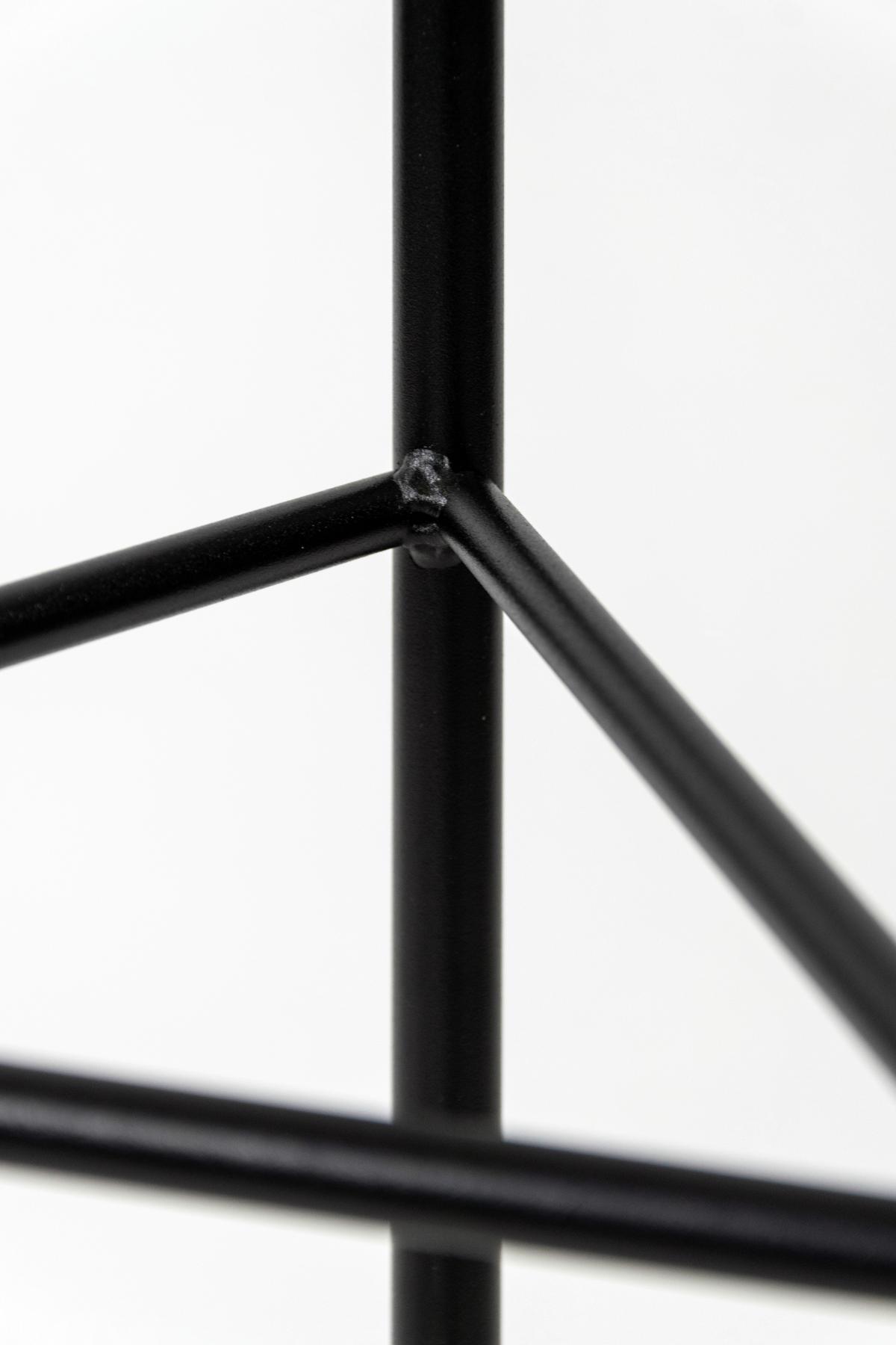 Blumenständer Aluminium Schwarz Bxhxt: 27x75x27 Cm - Schwarz, Basics, Metall (27/75/27cm)