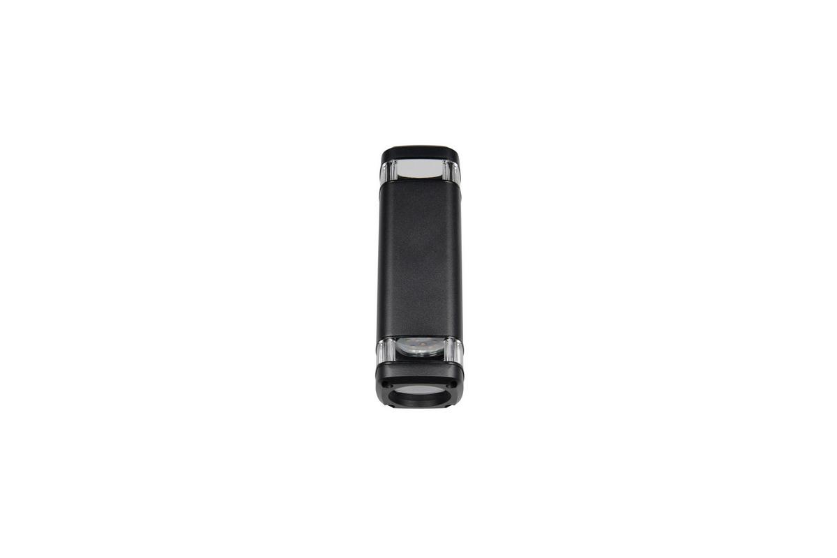 AUßENWANDLEUCHTE Outdoor, 2flg., Schwarz, - Schwarz, Design, Metall (7/13,5/21cm)
