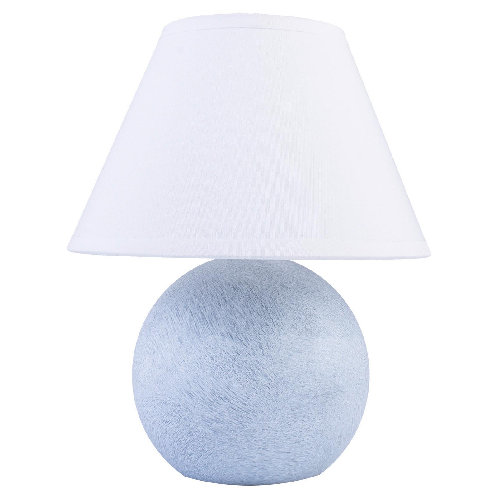 Tischleuchte 4110112 Ball - Marmor - Grau, KONVENTIONELL, Holz (20/27cm)